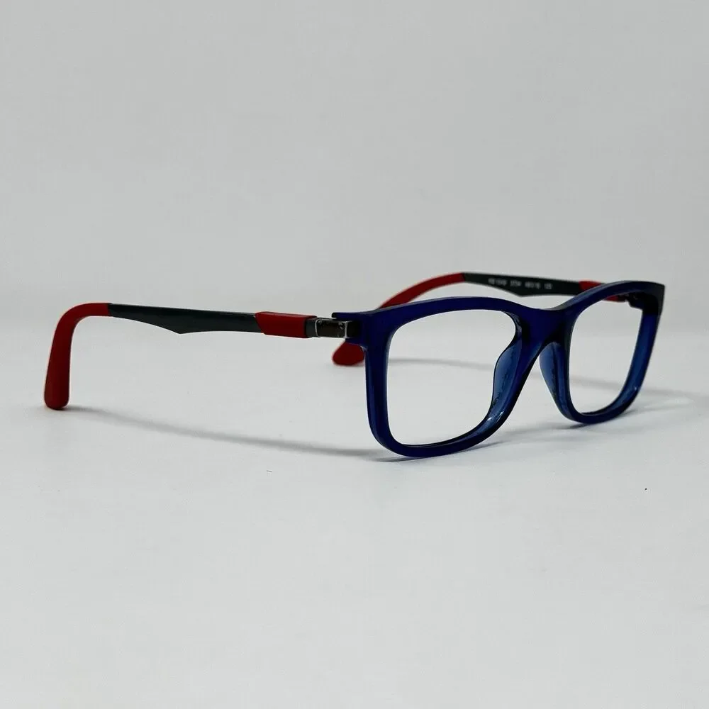 Ray-Ban RB1549 3734 Transparent Blue Eyeglass Frames Kids 46-16-125 Authentic
